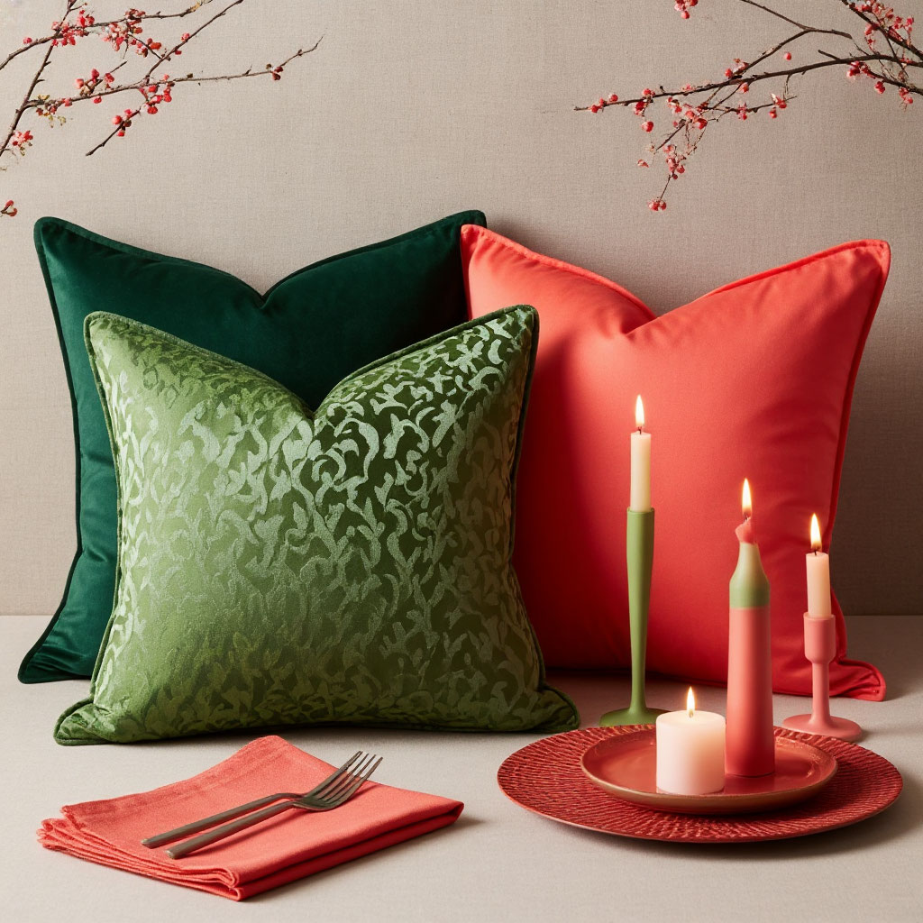 Colorful spring accents for home decor
