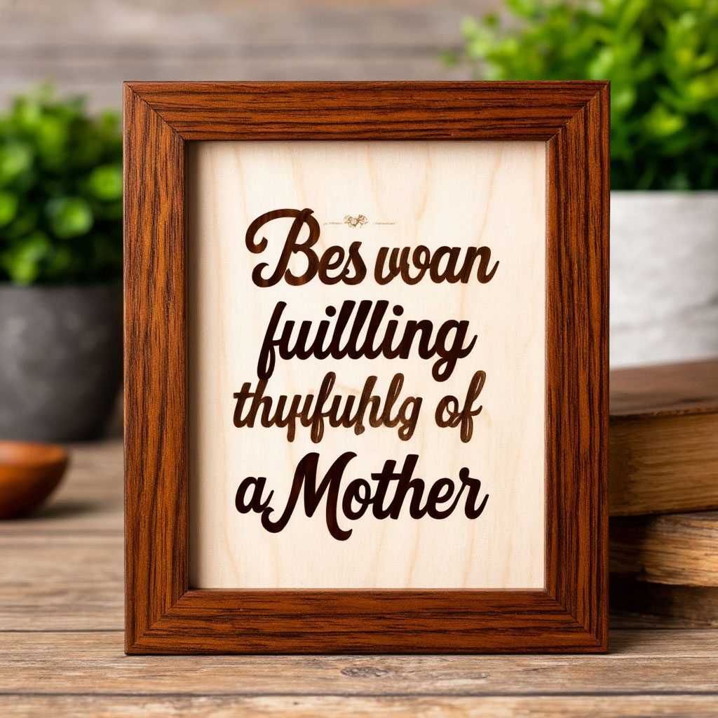 Custom photo frame gift for mom