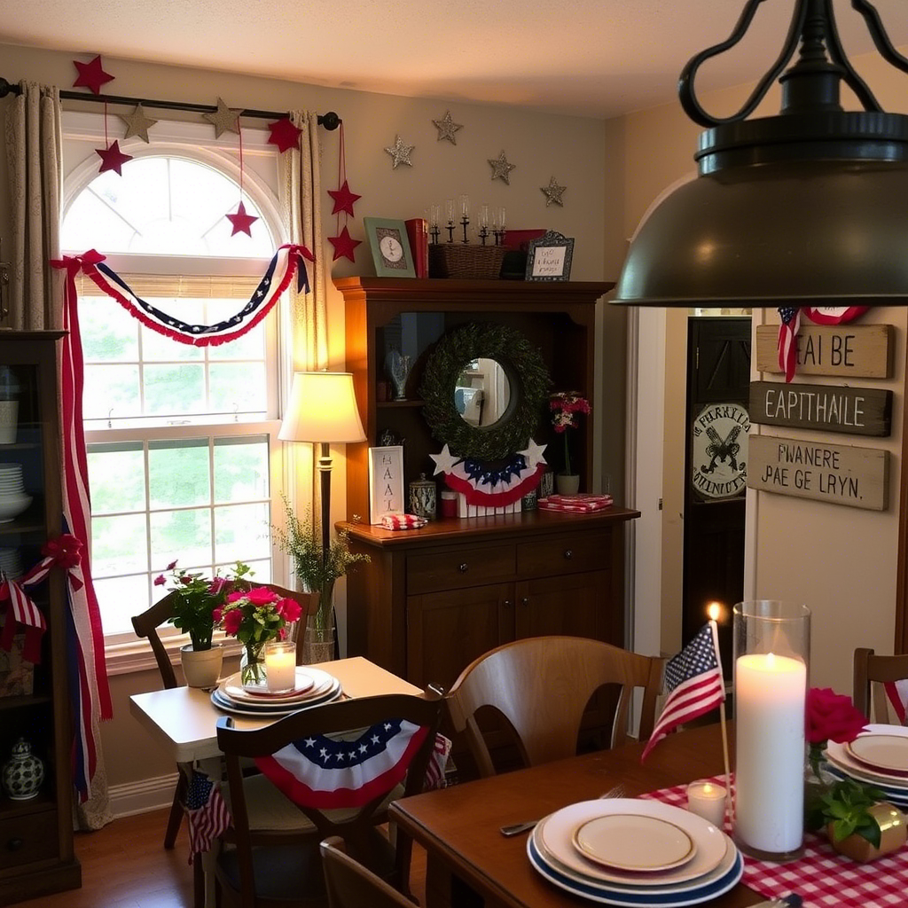 DIY 4th of July decorations on a budget