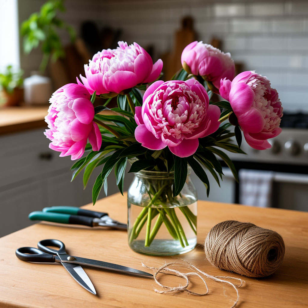 DIY flower arrangement tutorial