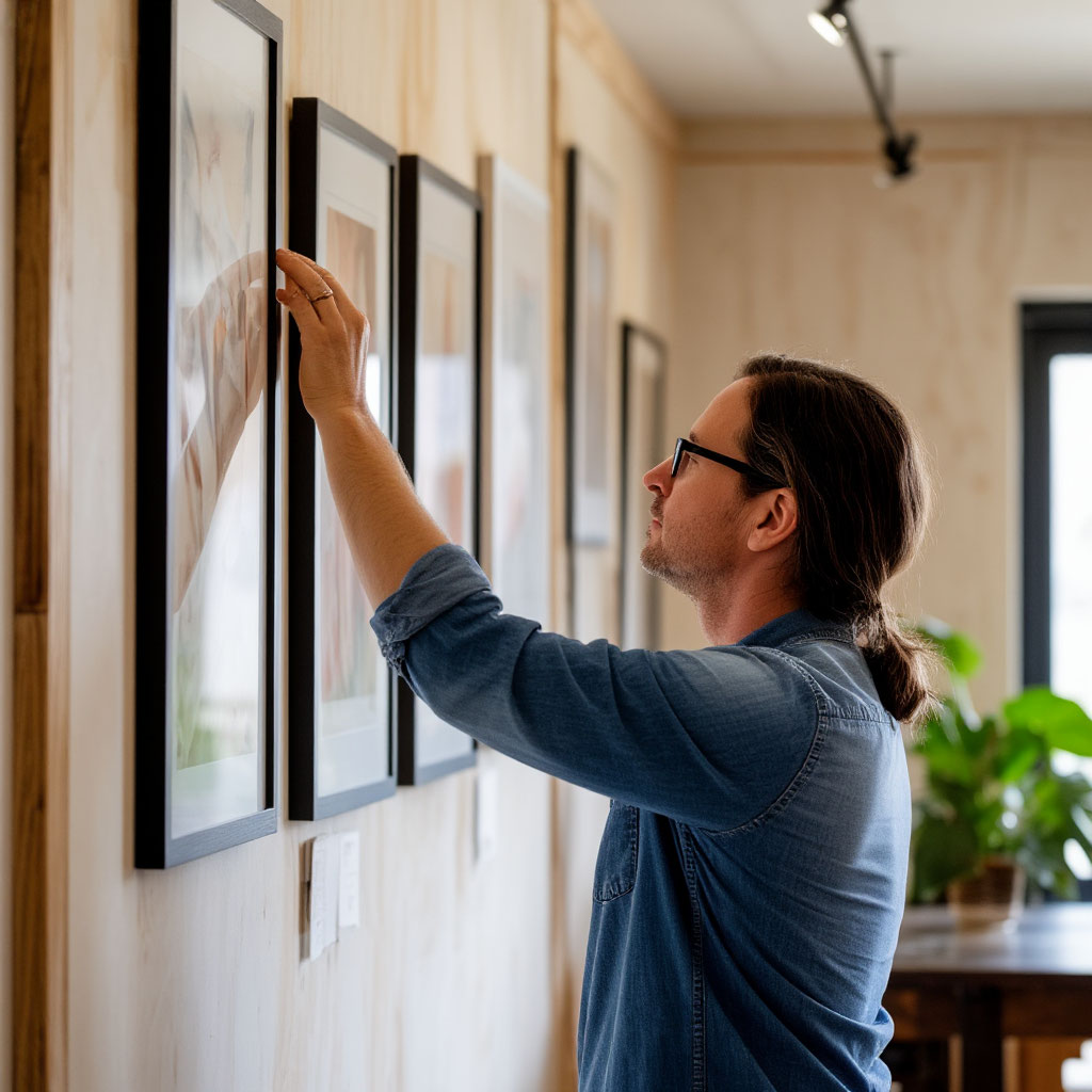 Fine-tuning gallery wall