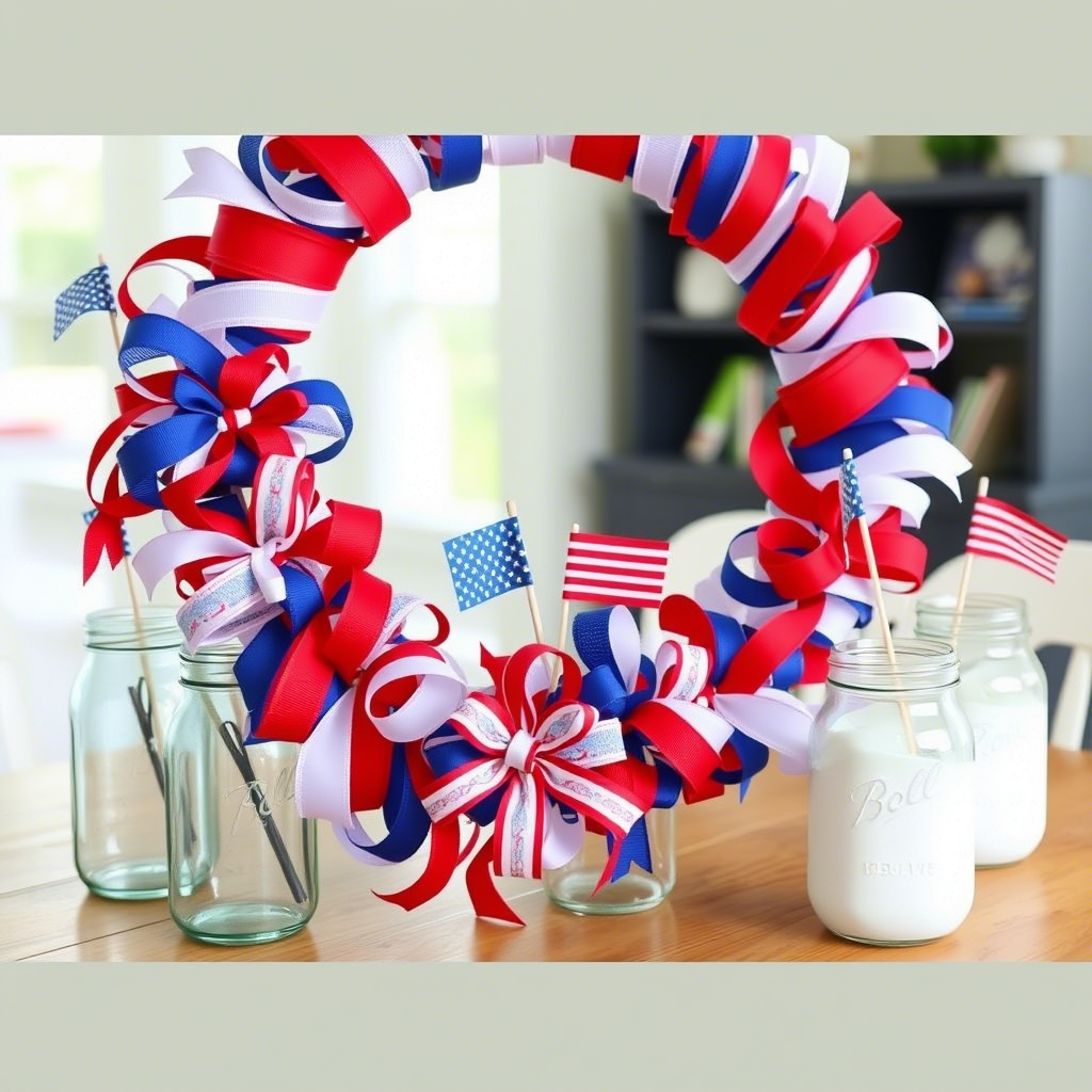 Finished 4th of July craft projects