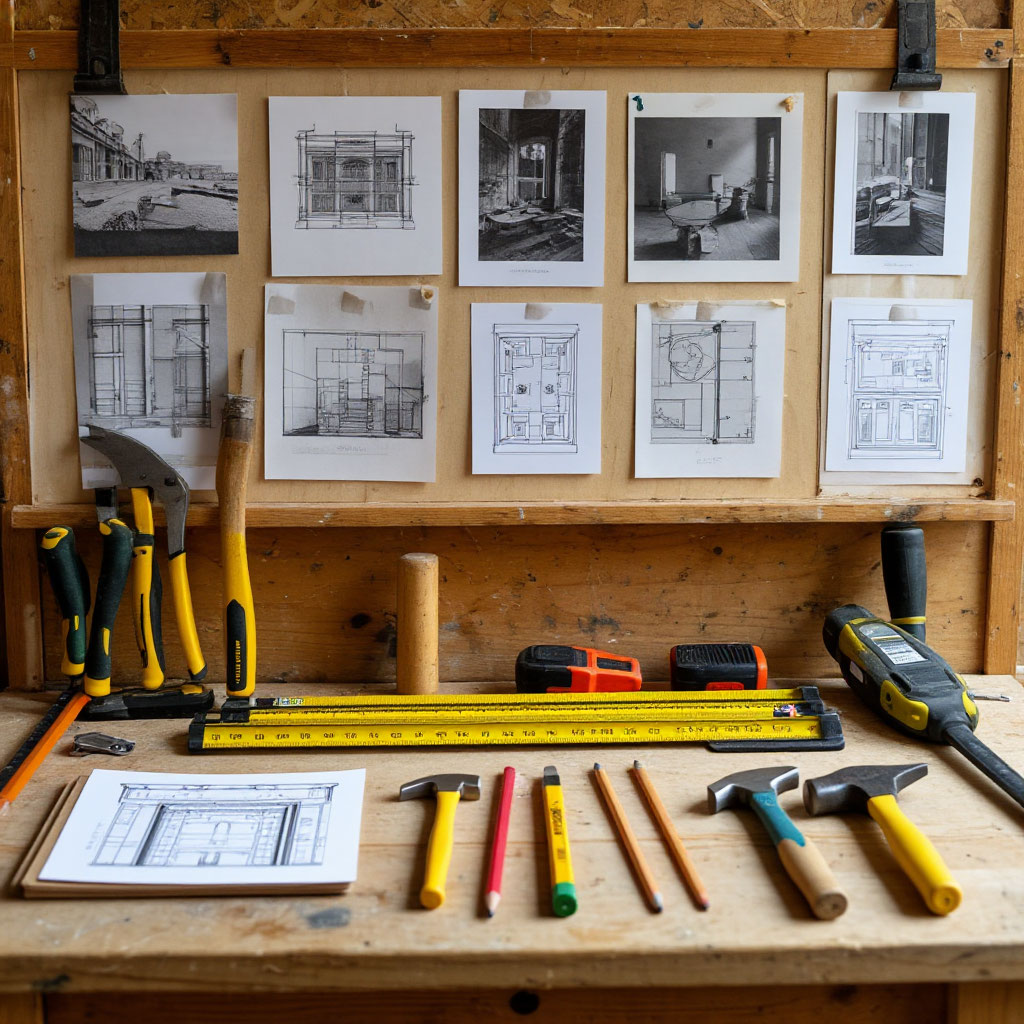 Gallery wall installation tools