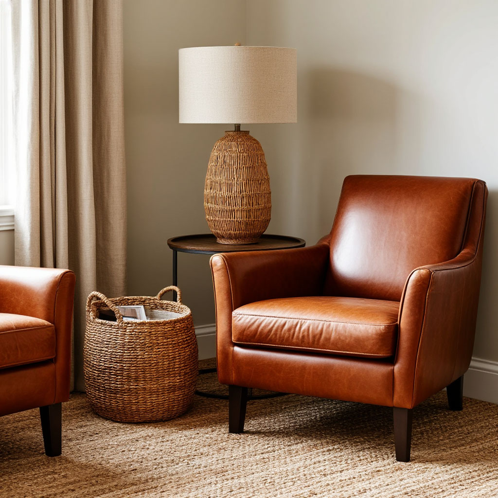 Harmony of materials in a minimalist space