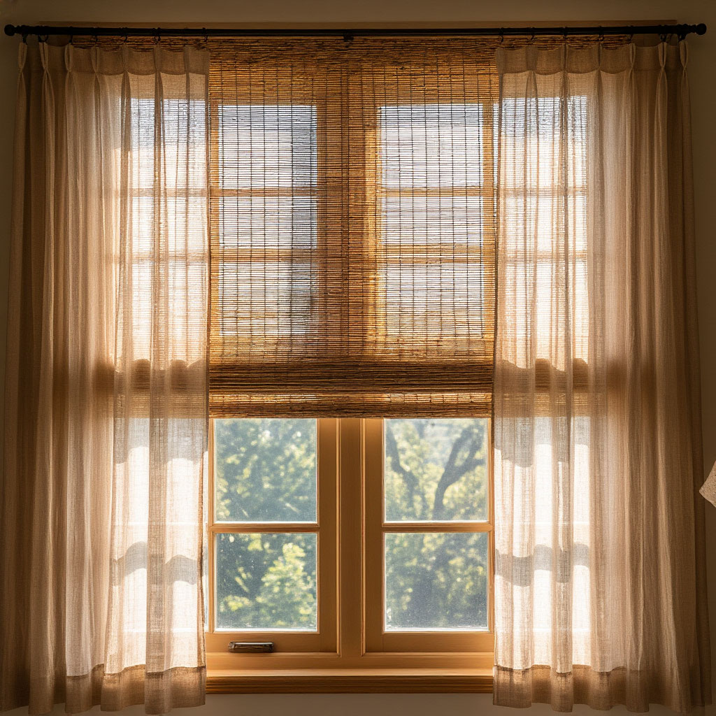 Lightweight window treatments for summer