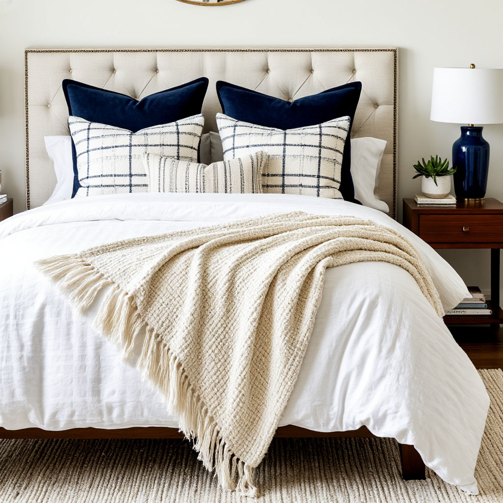 Luxury bed look with budget bedding ideas