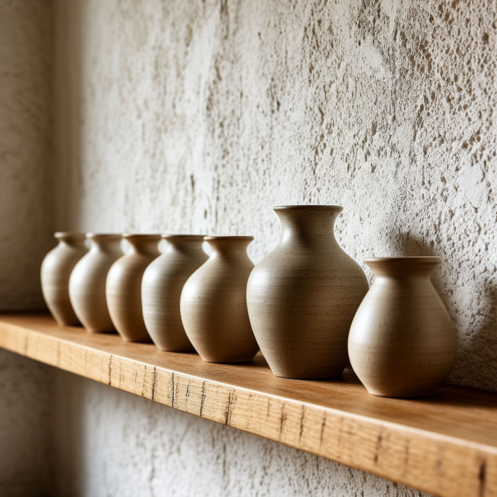 Minimalistic ceramic composition