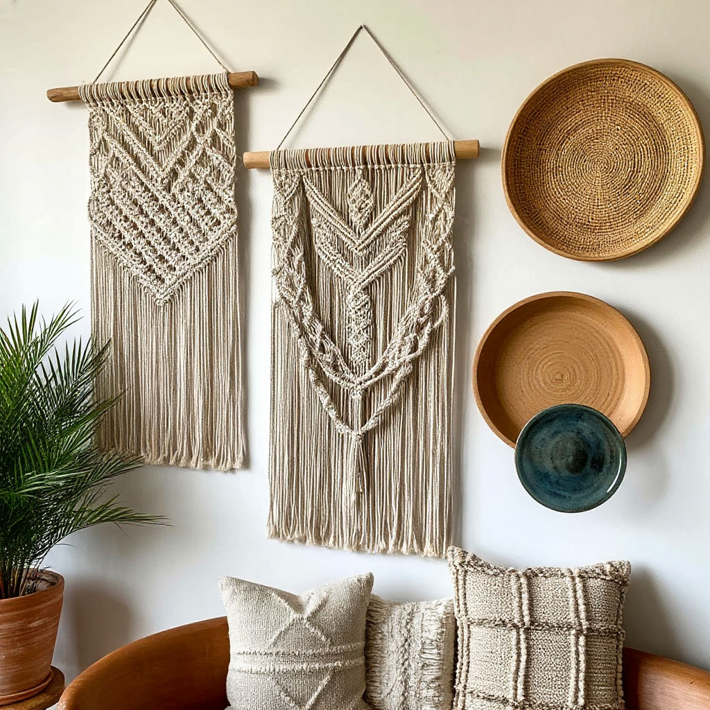Mixed media wall display