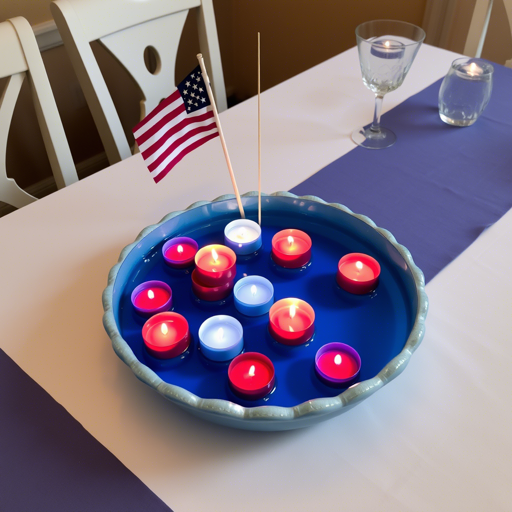 Patriotic Water Decoration