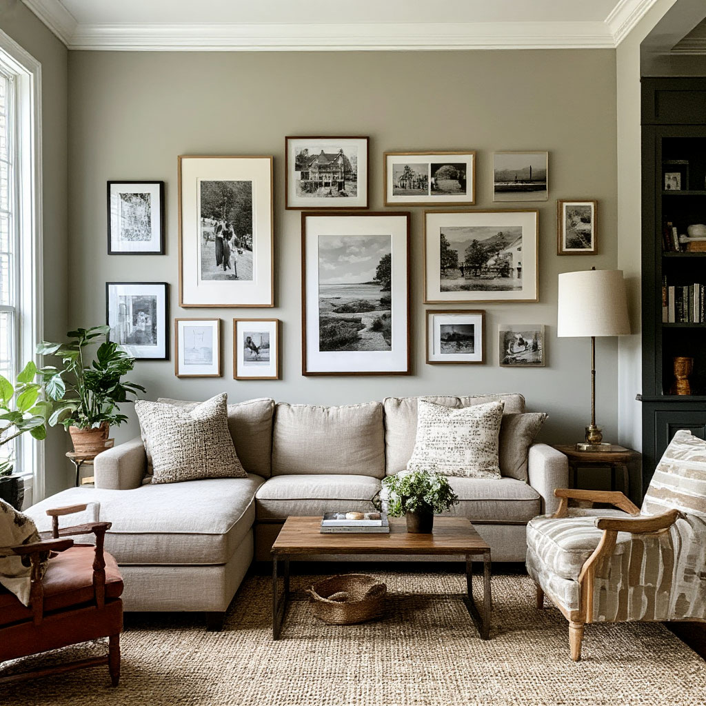 Planning gallery wall layout