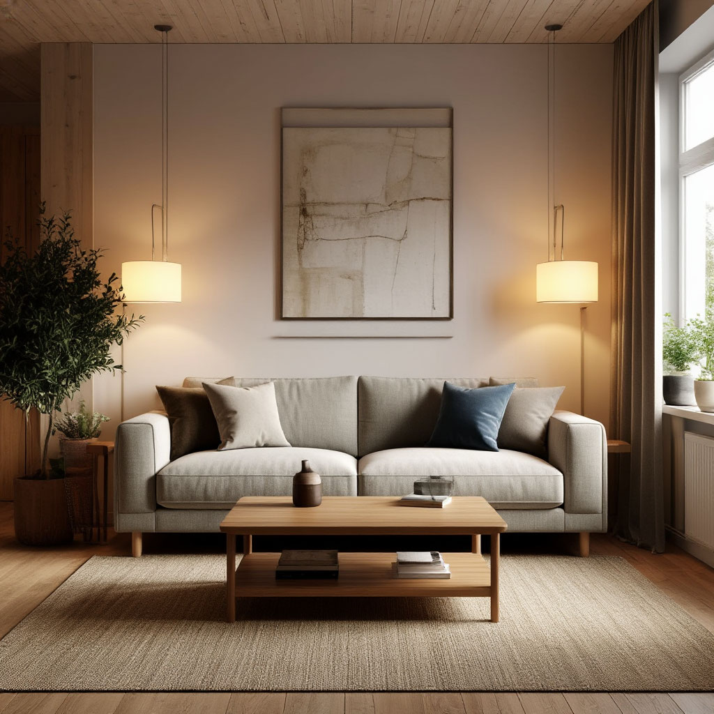 Correct furniture flow tips – ideal spacing between sofa and walls