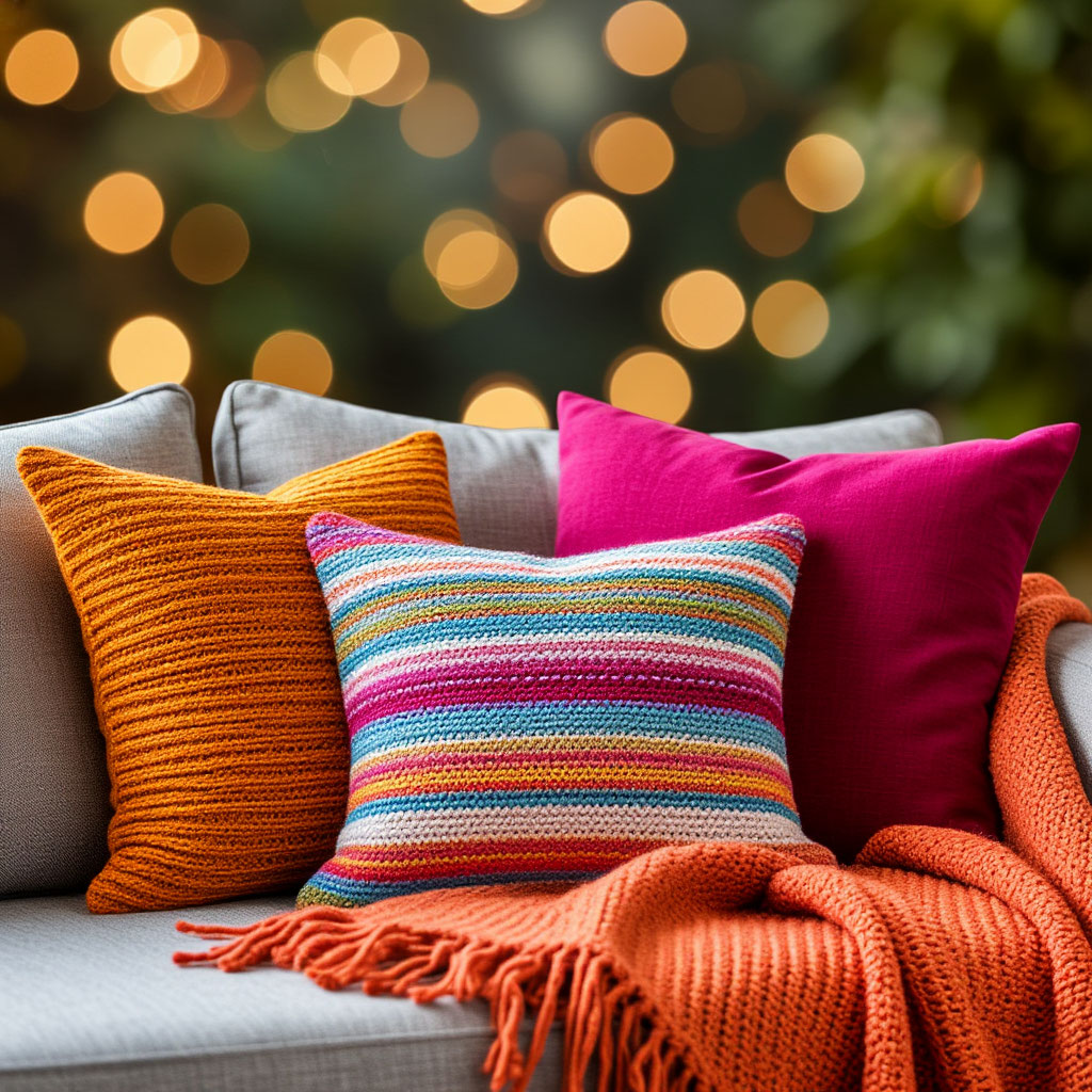 Textile layering solutions for cozy interior design