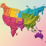 US map with state-specific wall colors