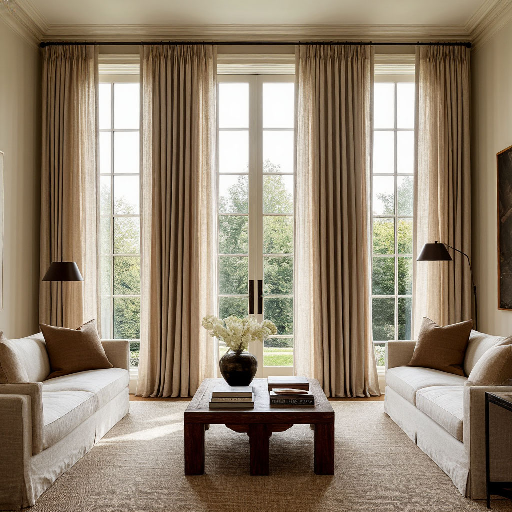 Window treatment tips to enhance room proportions