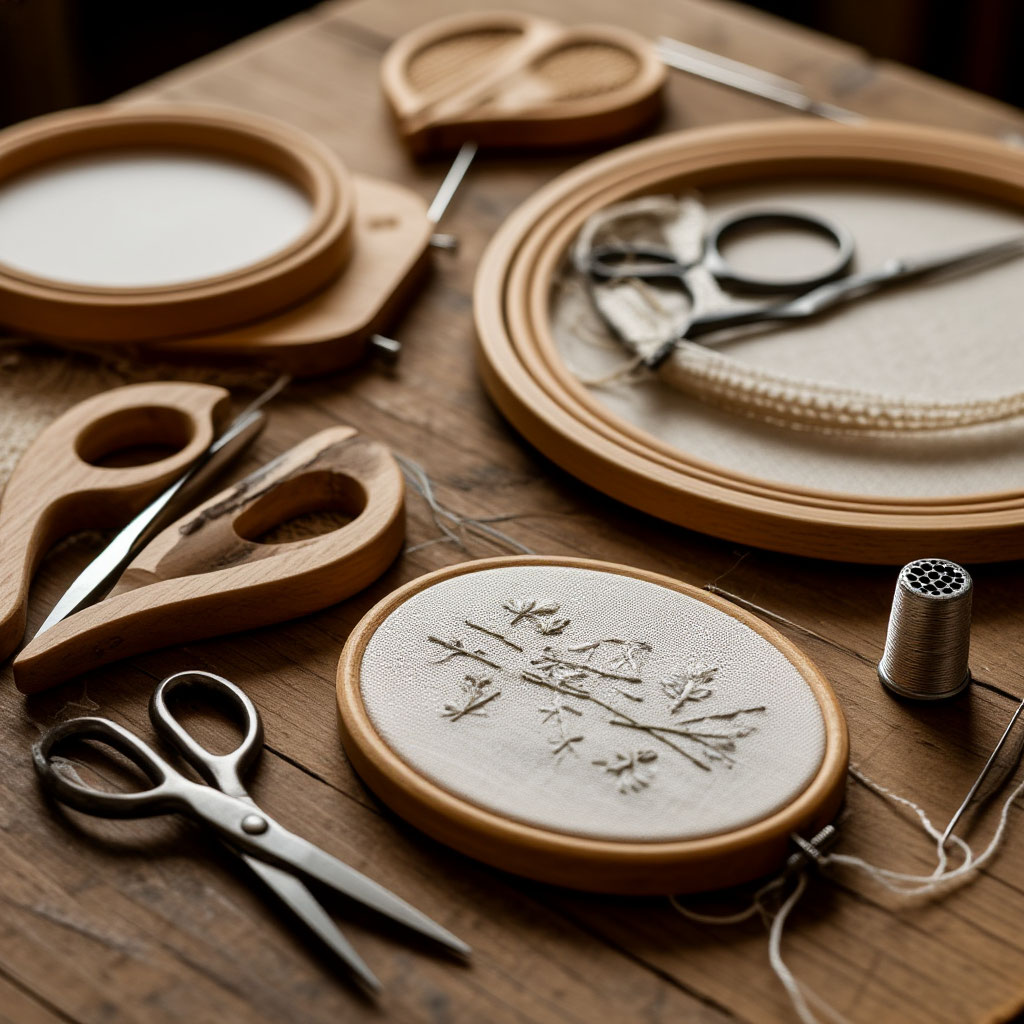 Professional sewing equipment set